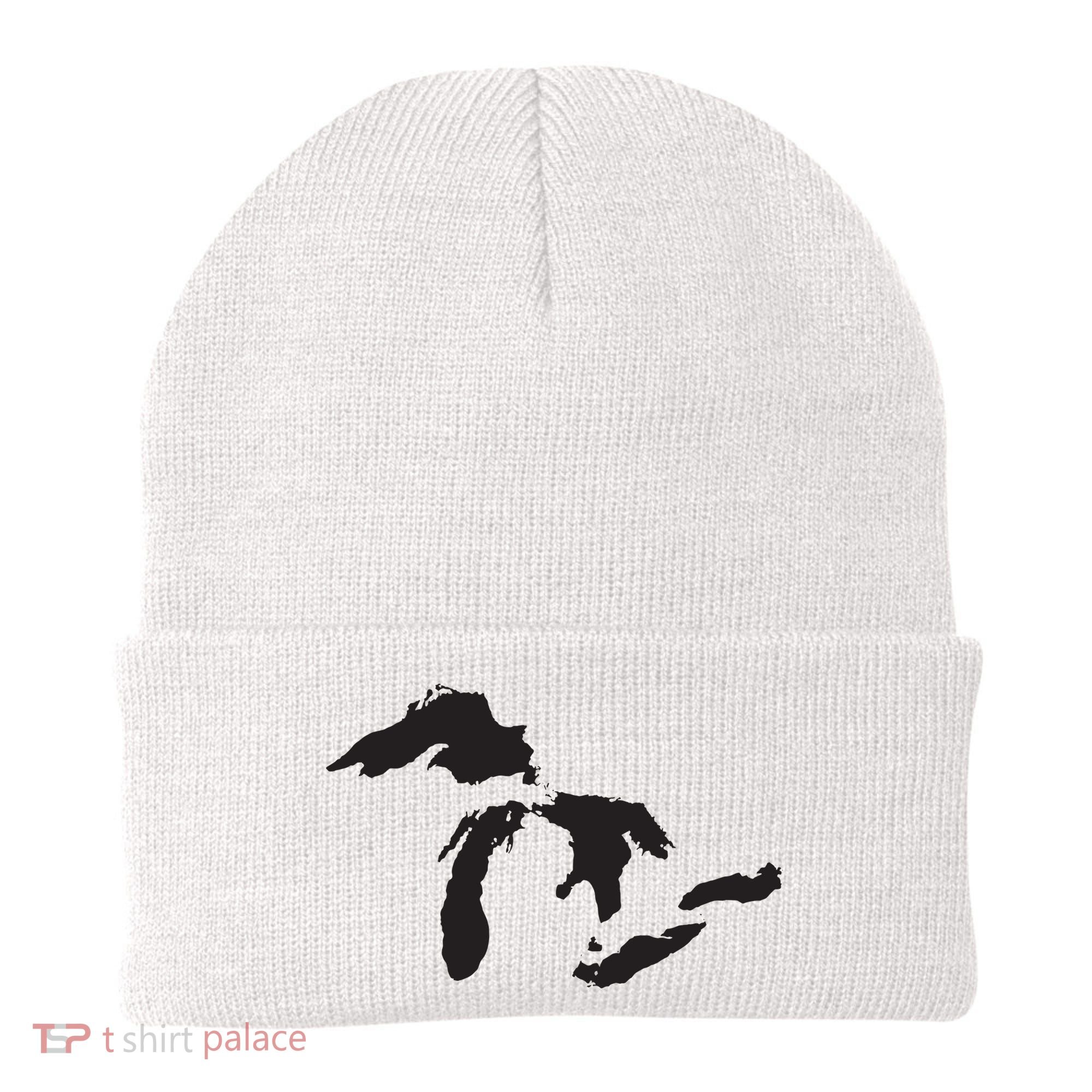 The Great Lakes Detroit Michigan T Beanie