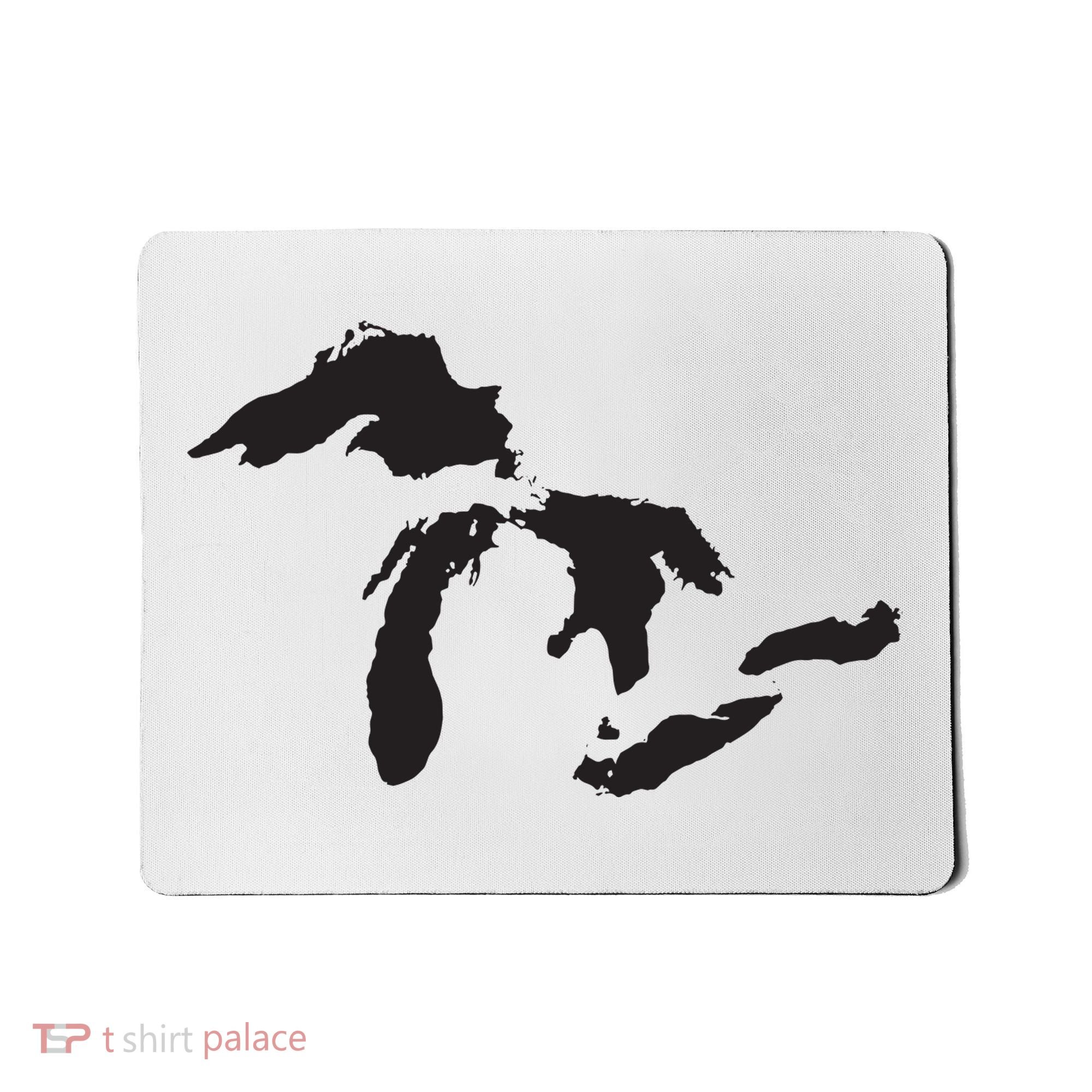 The Great Lakes Detroit Michigan T Mousepad