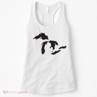 The Great Lakes Detroit Michigan T Women's Tank Top thumb 0