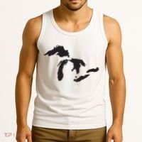 The Great Lakes Detroit Michigan T Tank Top thumb 3
