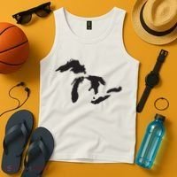 The Great Lakes Detroit Michigan T Tank Top thumb 4