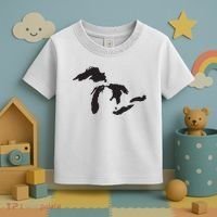 The Great Lakes Detroit Michigan T Toddler T-Shirt thumb 3