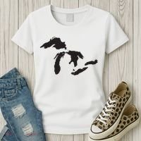 The Great Lakes Detroit Michigan T Women's T-Shirt thumb 3