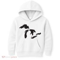 The Great Lakes Detroit Michigan T Kids Hoodie thumb 0