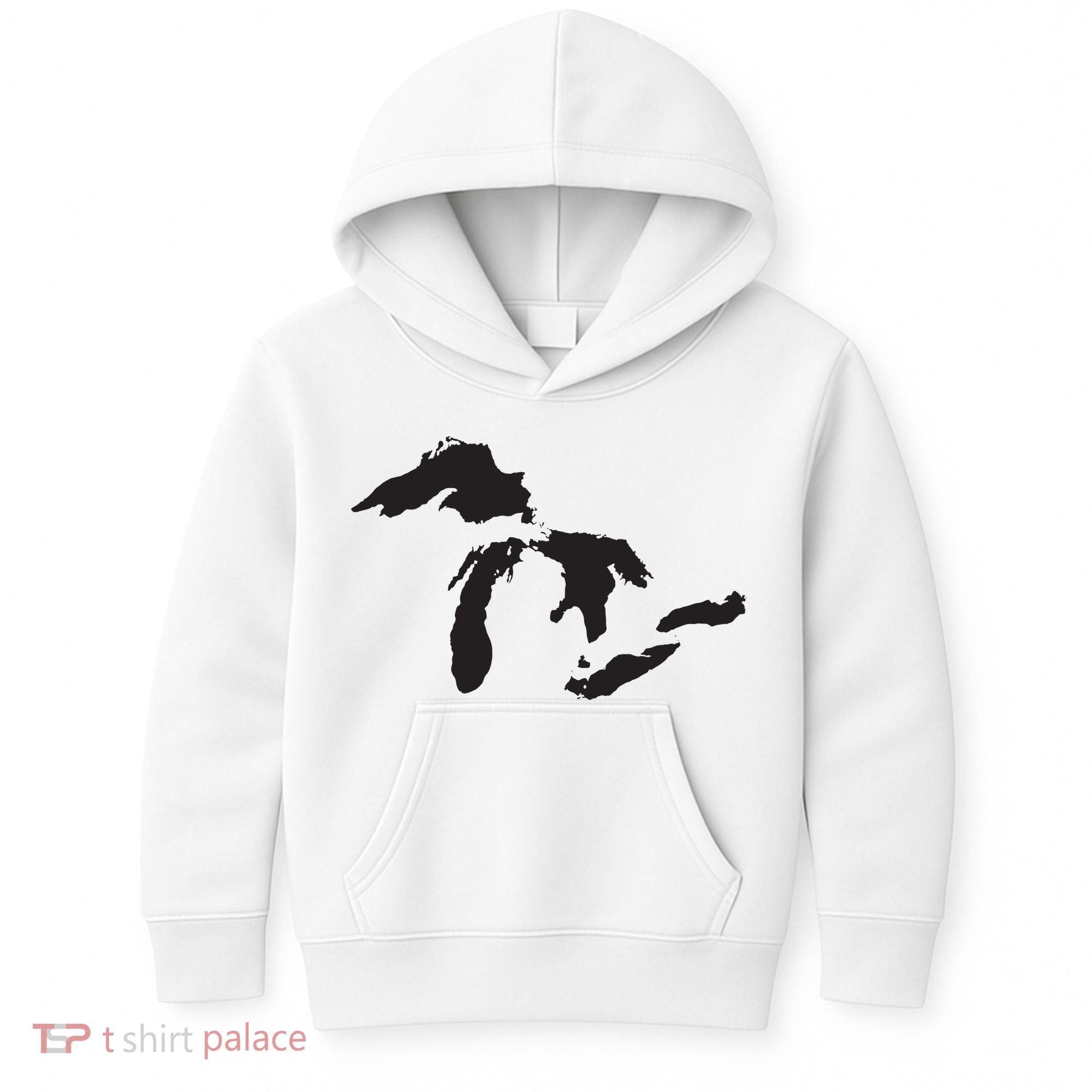 The Great Lakes Detroit Michigan T Kids Hoodie
