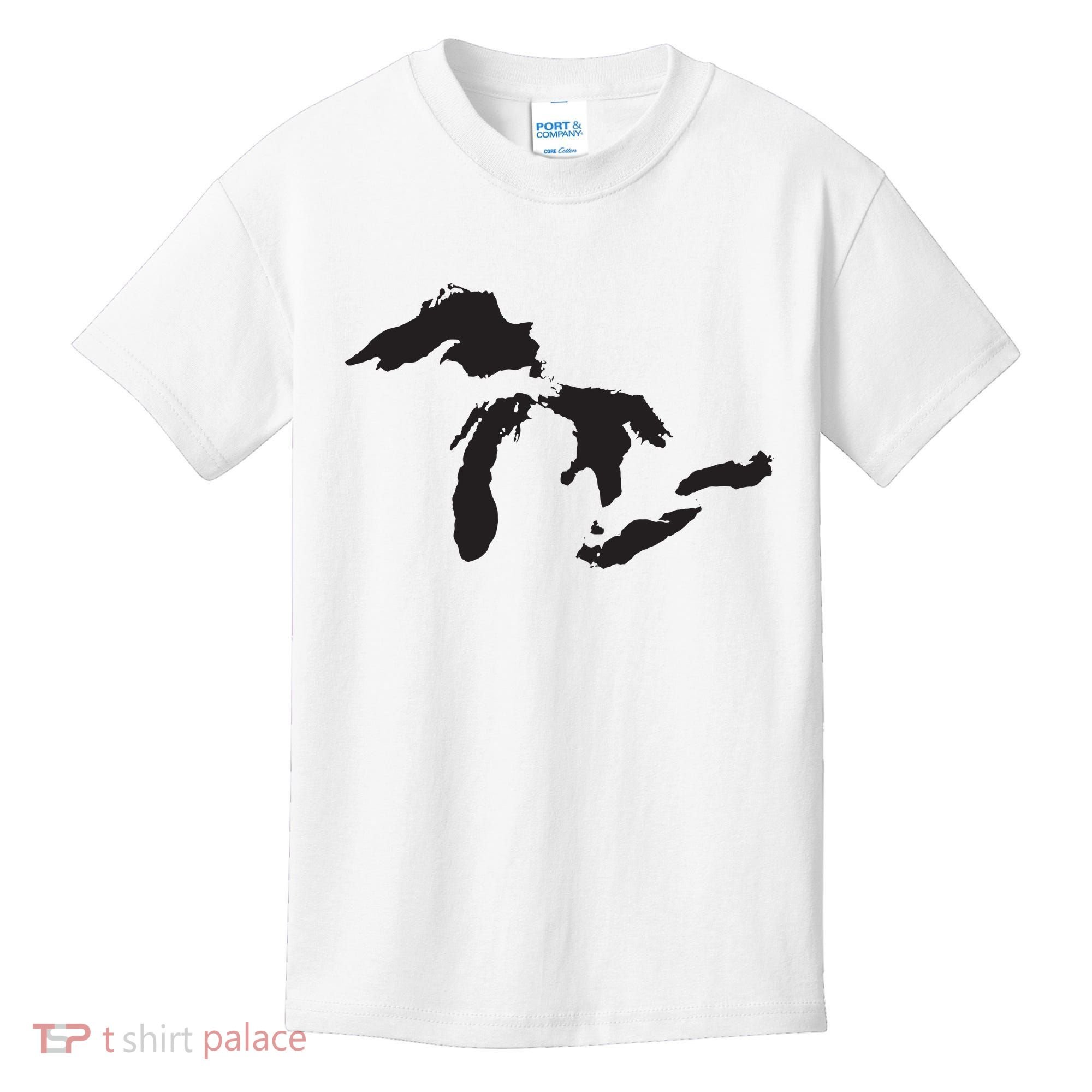 The Great Lakes Detroit Michigan T Kids T-Shirt