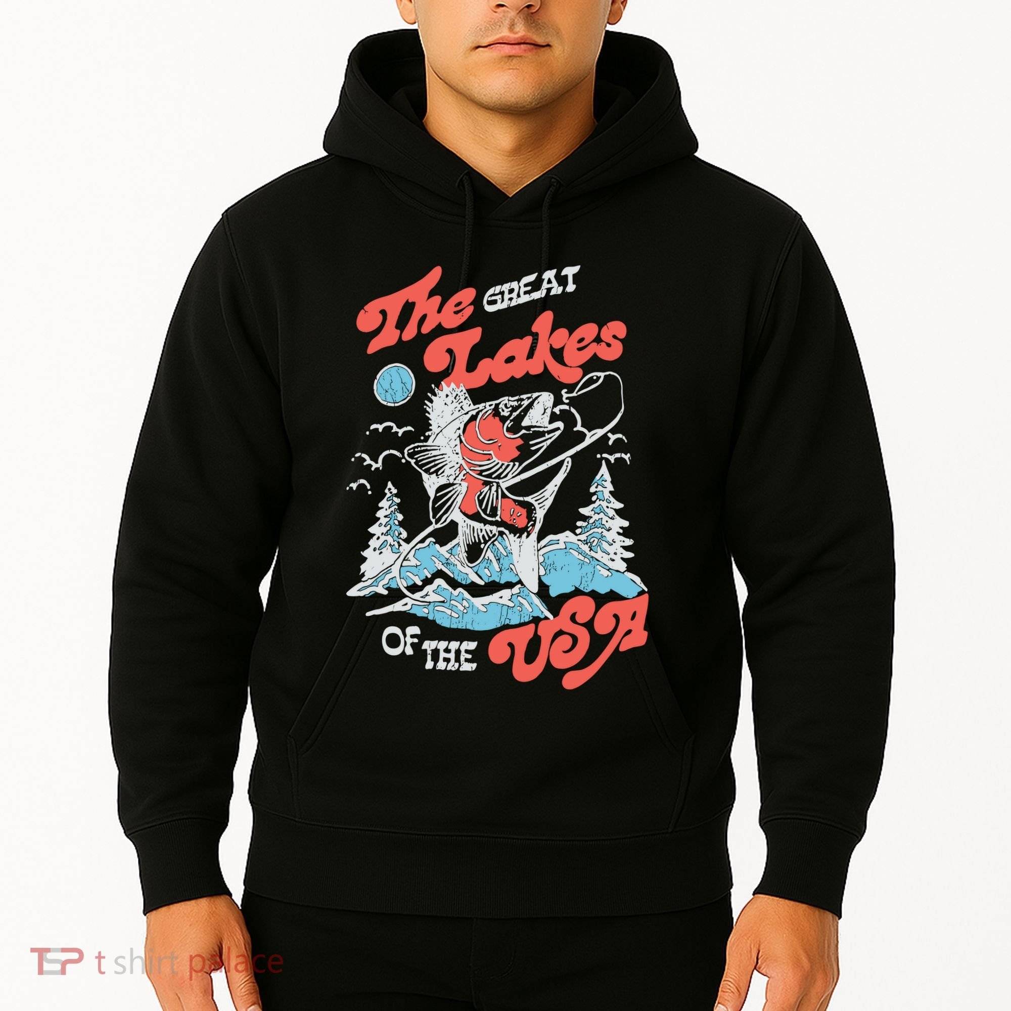 The Great Lakes Retro Inspired Graphic Hoodie