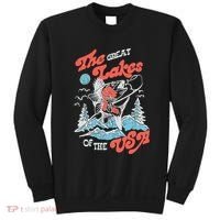 The Great Lakes Retro Inspired Graphic Sweatshirt thumb 0