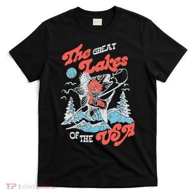 The Great Lakes Retro Inspired Graphic T-Shirt