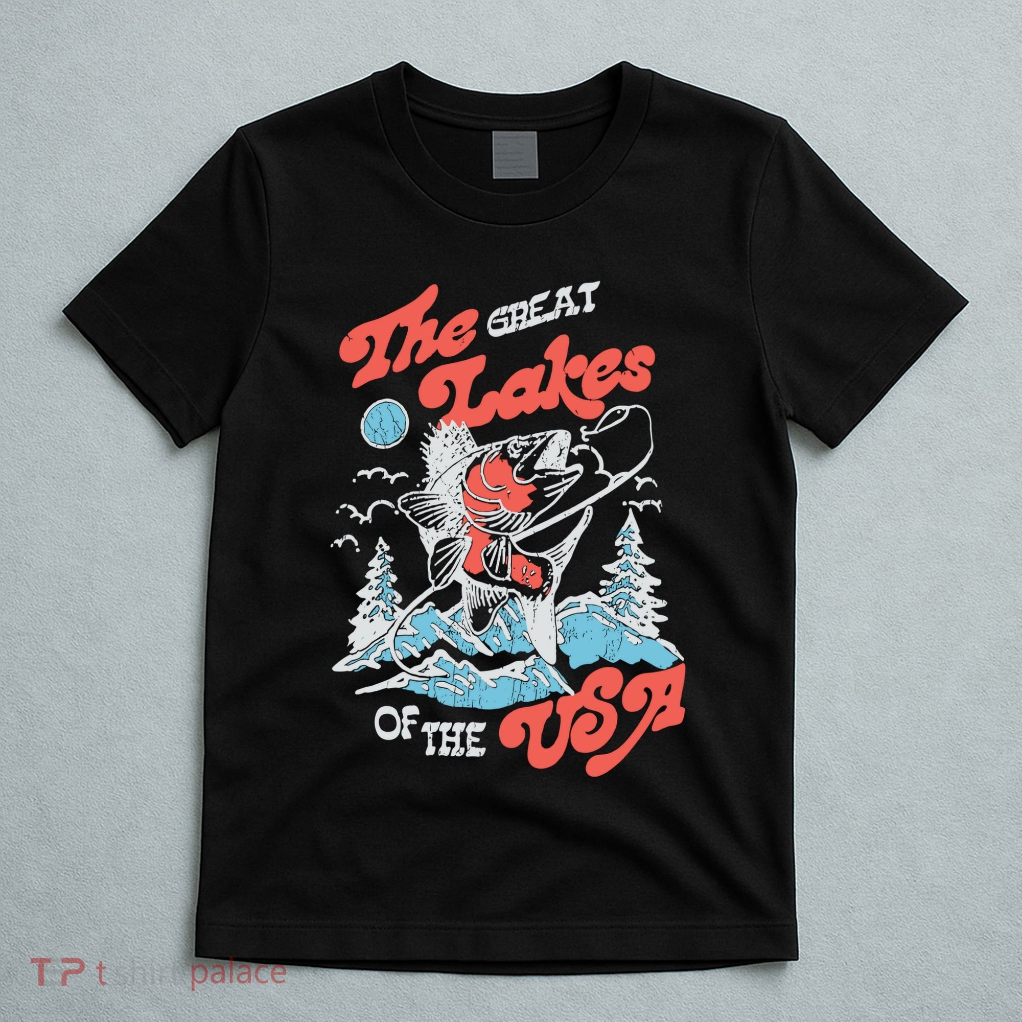 The Great Lakes Retro Inspired Graphic T-Shirt