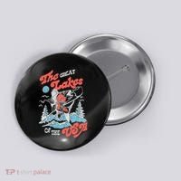 The Great Lakes Retro Inspired Graphic Button thumb 0