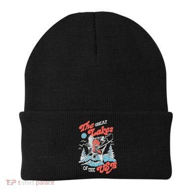 The Great Lakes Retro Inspired Graphic Beanie