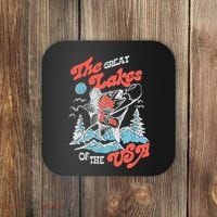 The Great Lakes Retro Inspired Graphic Coaster thumb 0