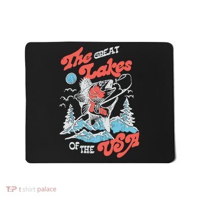 The Great Lakes Retro Inspired Graphic Mousepad