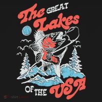 The Great Lakes Retro Inspired Graphic Mousepad thumb 1