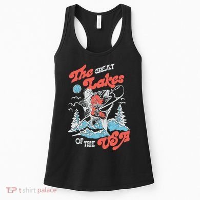 The Great Lakes Retro Inspired Graphic Women's Tank Top