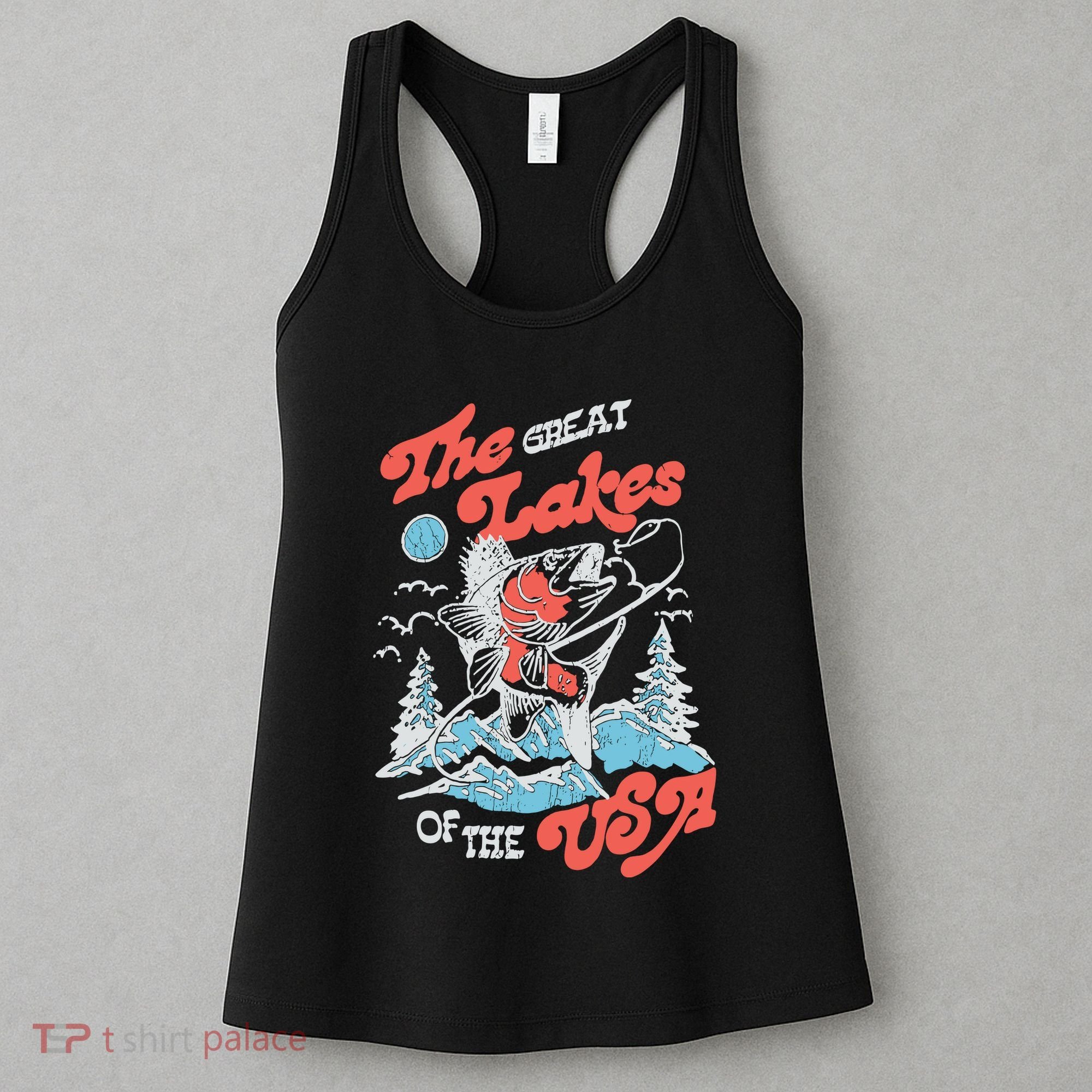 The Great Lakes Retro Inspired Graphic Women's Tank Top