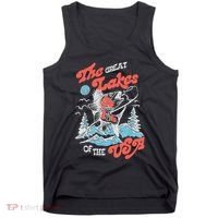 The Great Lakes Retro Inspired Graphic Tank Top thumb 0