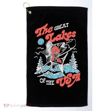 The Great Lakes Retro Inspired Graphic Golf Towel