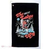 The Great Lakes Retro Inspired Graphic Golf Towel thumb 0