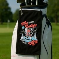 The Great Lakes Retro Inspired Graphic Golf Towel thumb 2