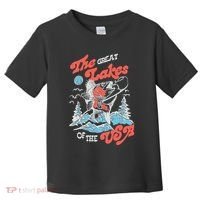 The Great Lakes Retro Inspired Graphic Toddler T-Shirt thumb 0