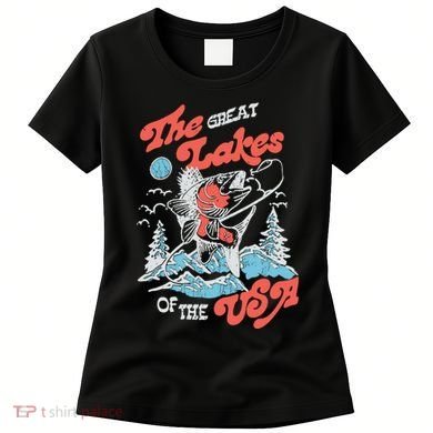 The Great Lakes Retro Inspired Graphic Women's T-Shirt
