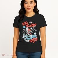 The Great Lakes Retro Inspired Graphic Women's T-Shirt thumb 4