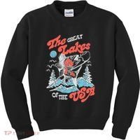 The Great Lakes Retro Inspired Graphic Kids Sweatshirt thumb 0