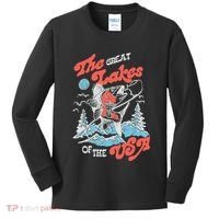 The Great Lakes Retro Inspired Graphic Kids Long Sleeve Shirt thumb 0
