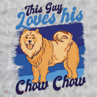 This Guy Loves His Chow Chow Dog Sweatshirt thumb 2