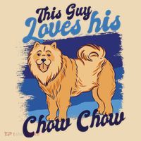 This Guy Loves His Chow Chow Dog Tote Bag thumb 4