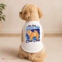 This Guy Loves His Chow Chow Dog Doggie Tank thumb 2