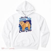 This Guy Loves His Chow Chow Dog Hoodie thumb 0