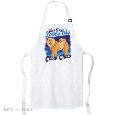 This Guy Loves His Chow Chow Dog Apron