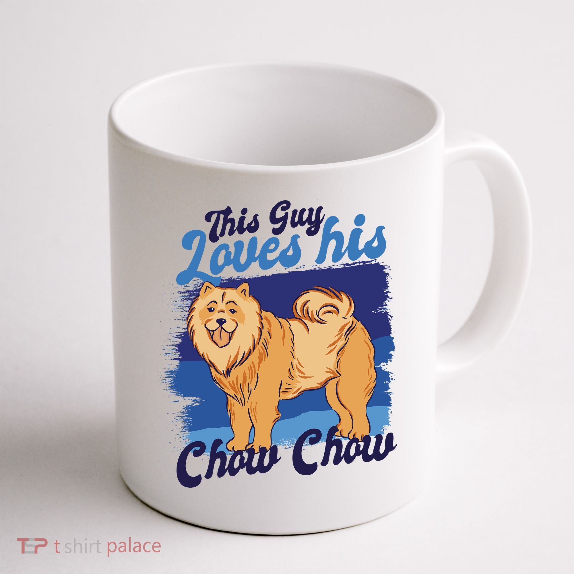 This Guy Loves His Chow Chow Dog Coffee Mug
