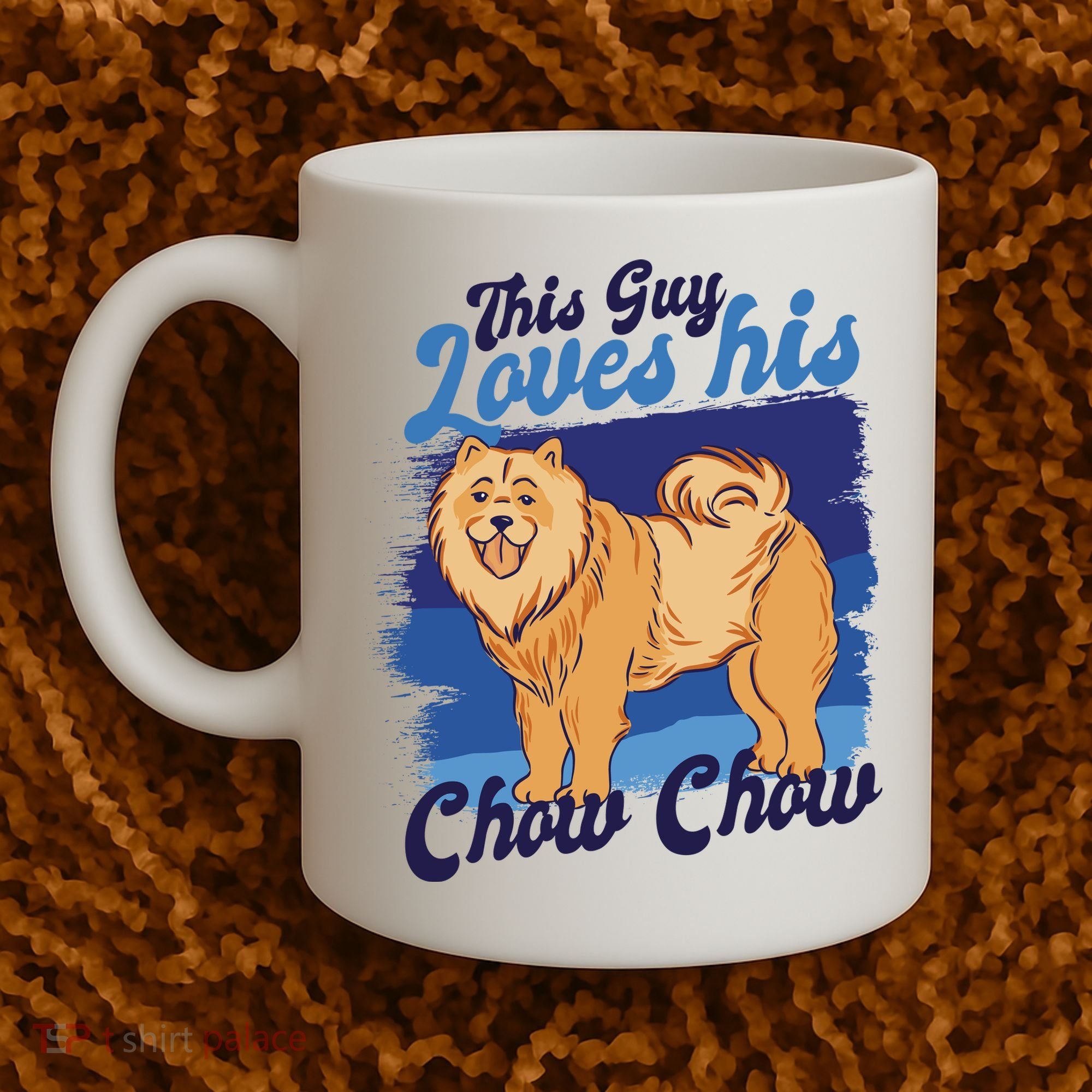 This Guy Loves His Chow Chow Dog Coffee Mug