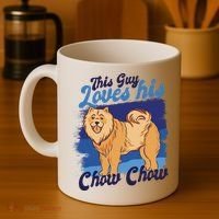 This Guy Loves His Chow Chow Dog Coffee Mug thumb 4