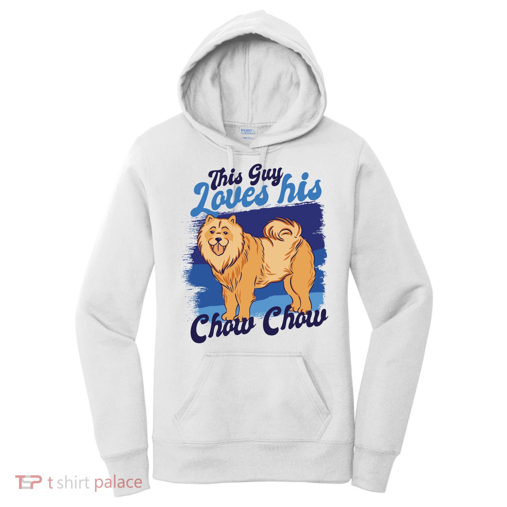 This Guy Loves His Chow Chow Dog Women's Hoodie