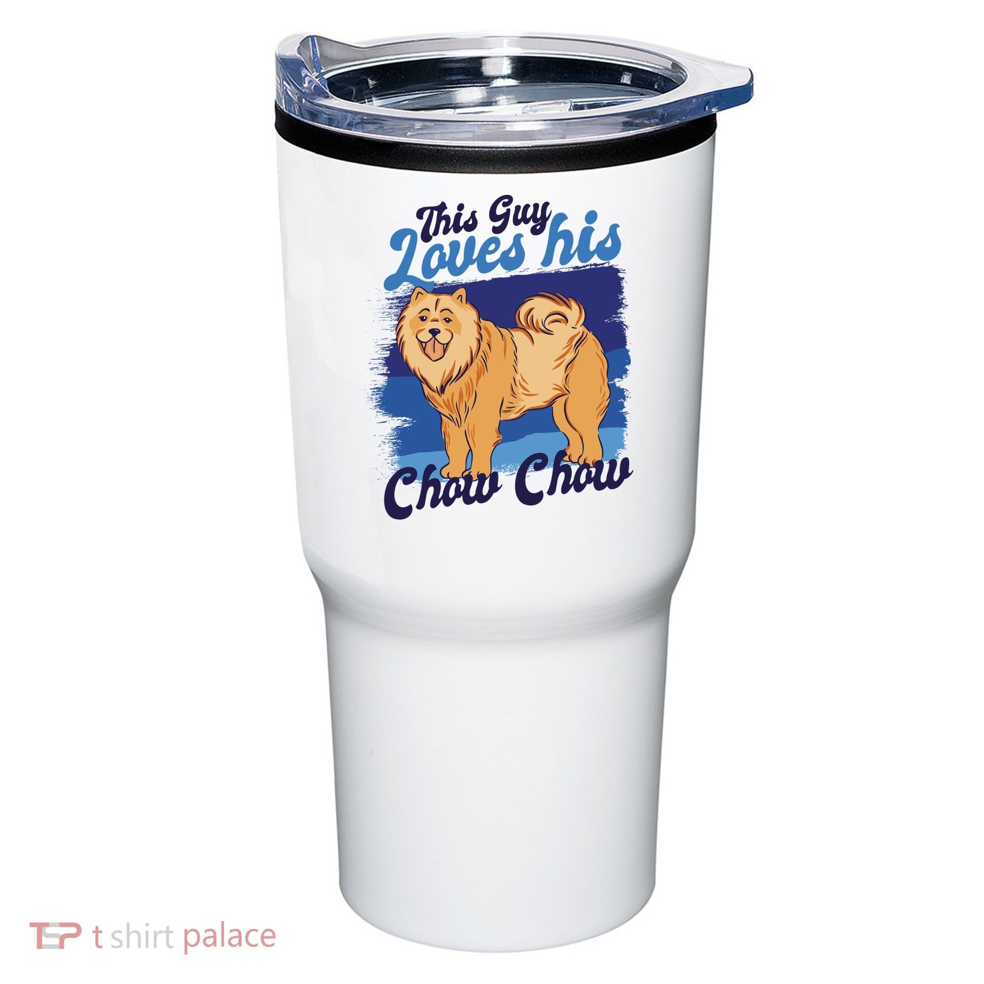 This Guy Loves His Chow Chow Dog Tumbler