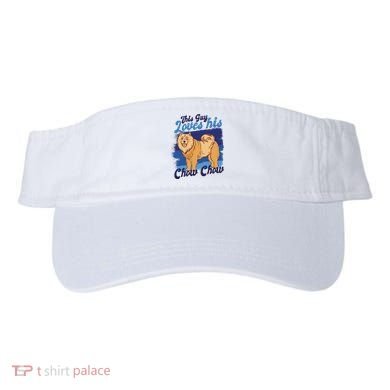 This Guy Loves His Chow Chow Dog Visor