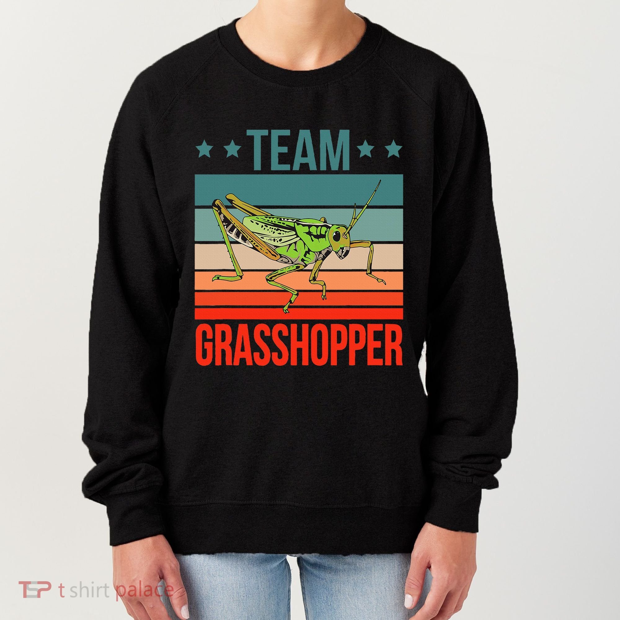 Team Grasshopper Locust Entomologist Insect Grasshopper Women's Sweatshirt