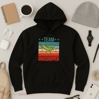 Team Grasshopper Locust Entomologist Insect Grasshopper Hoodie thumb 3
