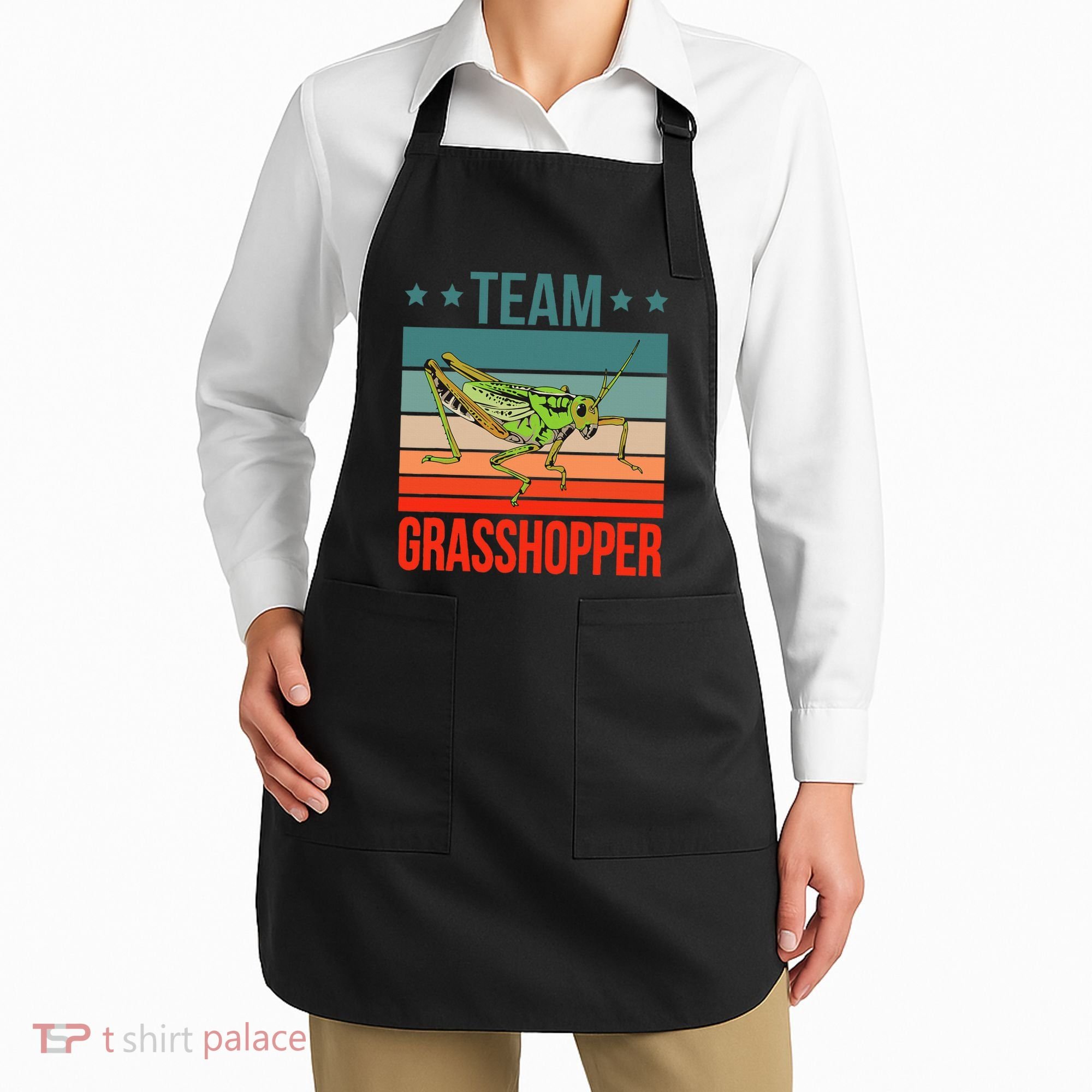 Team Grasshopper Locust Entomologist Insect Grasshopper Apron