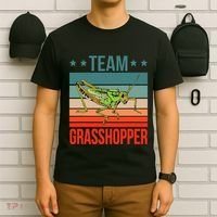 Team Grasshopper Locust Entomologist Insect Grasshopper T-Shirt thumb 6