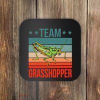Team Grasshopper Locust Entomologist Insect Grasshopper Coaster thumb 0