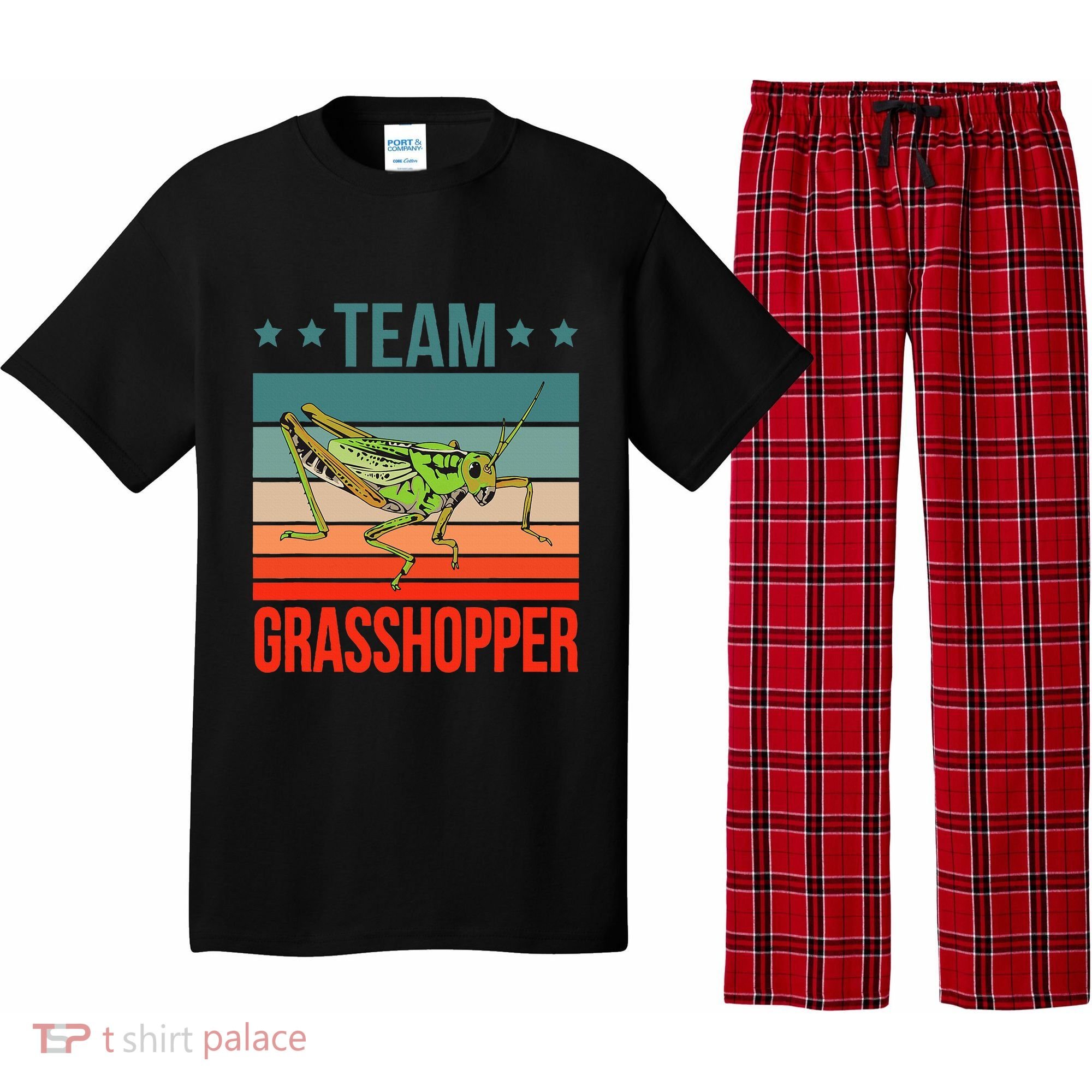 Team Grasshopper Locust Entomologist Insect Grasshopper Pajama Set
