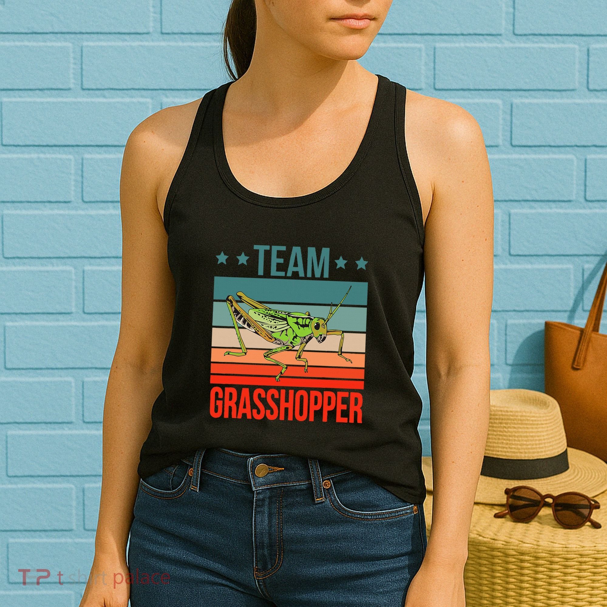 Team Grasshopper Locust Entomologist Insect Grasshopper Women's Tank Top