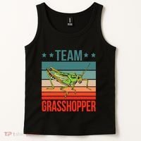 Team Grasshopper Locust Entomologist Insect Grasshopper Tank Top thumb 2