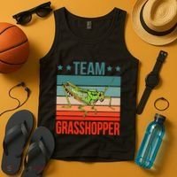 Team Grasshopper Locust Entomologist Insect Grasshopper Tank Top thumb 4